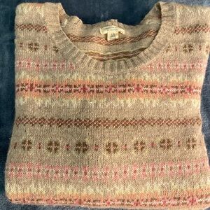 American Eagle Crew Neck Wool Ski Sweater
